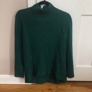 LOFT green turtleneck